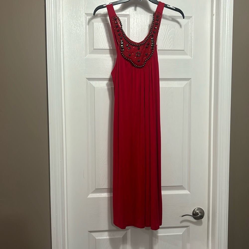 Red dress